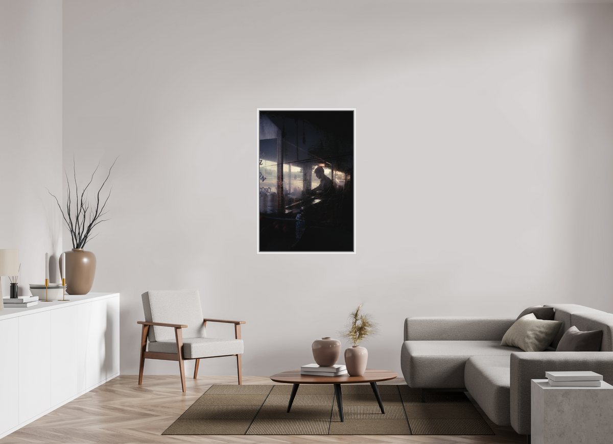 80 x 120 cm, Wooden Frame White 2cm with Shadow Gap on Fuji Crystal Archive Glossy Istanbul Impressions: Prep Work