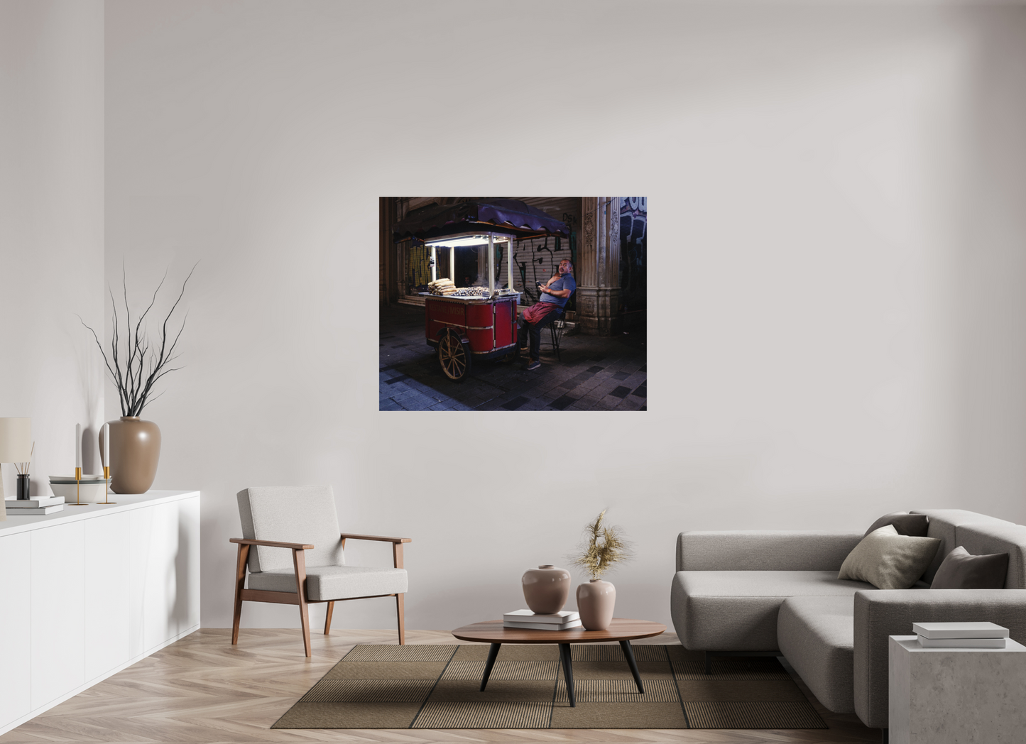 137,5 x 110 cm, Photo Print on Fuji Crystal DP II Glossy Istanbul Impressions: Corner Office