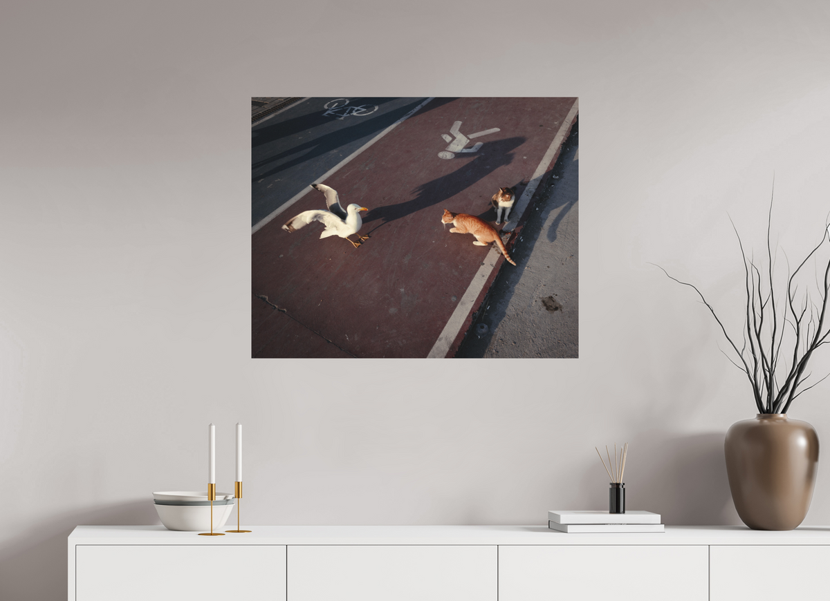 87,5 x 70 cm, Photo Print on Fuji Crystal DP II Matte Istanbul Impressions: Local Traffic