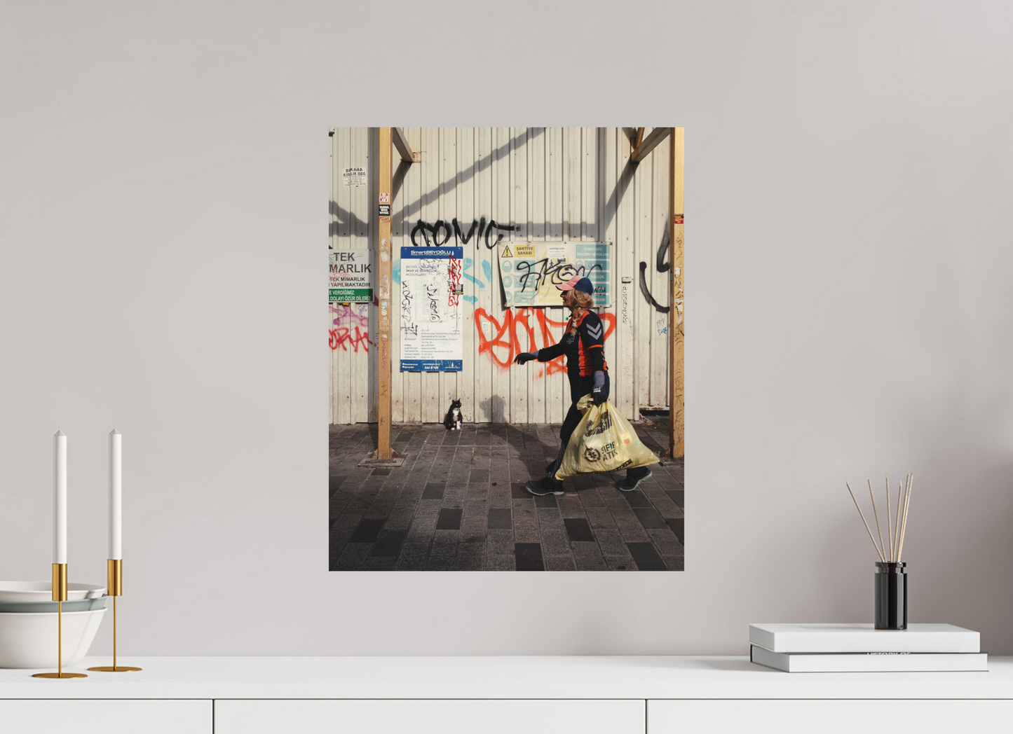 40 x 50 cm, Photo Print on Fuji Crystal DP II Matte Istanbul Impressions: Neighborhood Watch