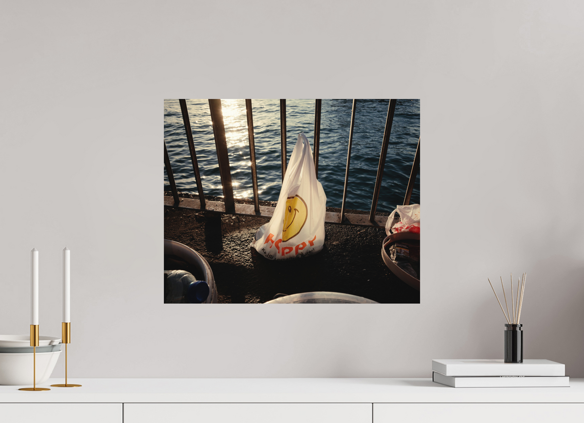 50 x 40 cm, Photo Print on Fuji Crystal DP II Glossy Istanbul Impressions: Harbor Ghost