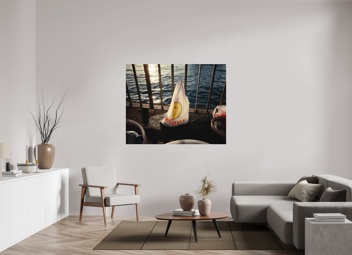 150 x 120 cm, Photo Print on Fuji Crystal DP II Glossy Istanbul Impressions: Harbor Ghost