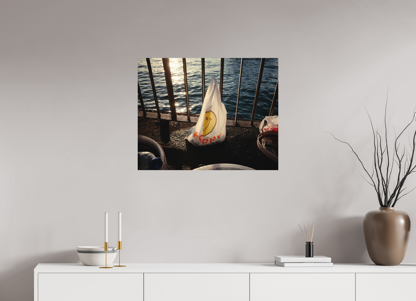 75 x 60 cm, Photo Print on Fuji Crystal DP II Glossy Istanbul Impressions: Harbor Ghost