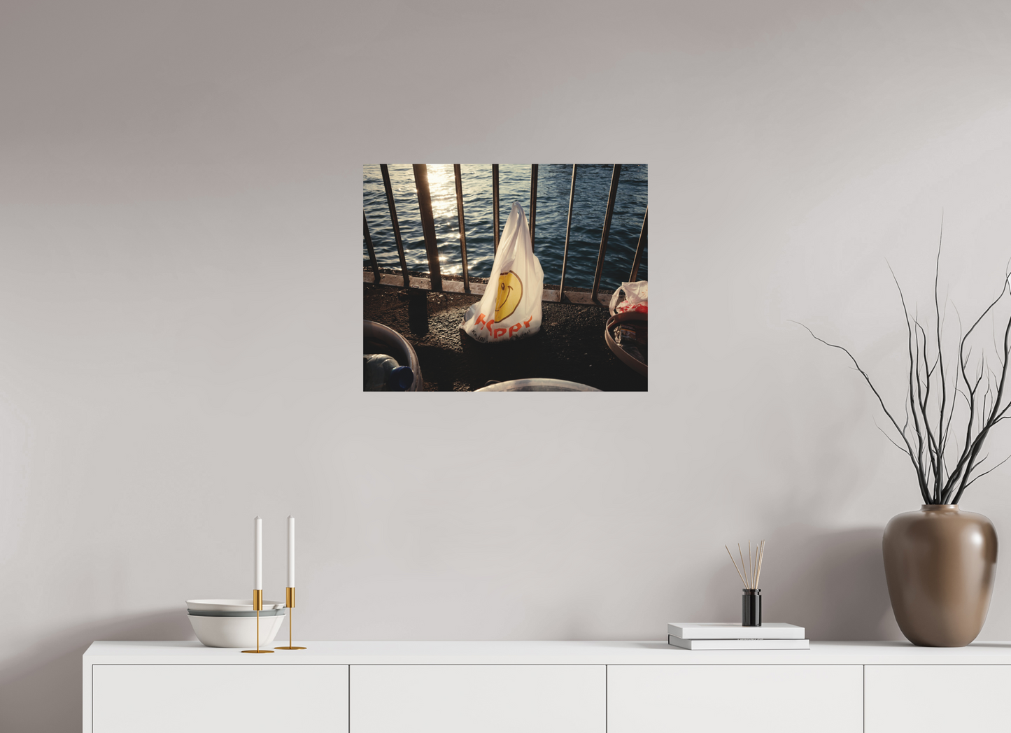 62,5 x 50 cm, Photo Print on Fuji Crystal DP II Matte Istanbul Impressions: Harbor Ghost